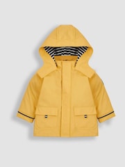JoJo Maman Bébé Yellow 3-In-1 Waterproof Jacket - Image 3 of 9