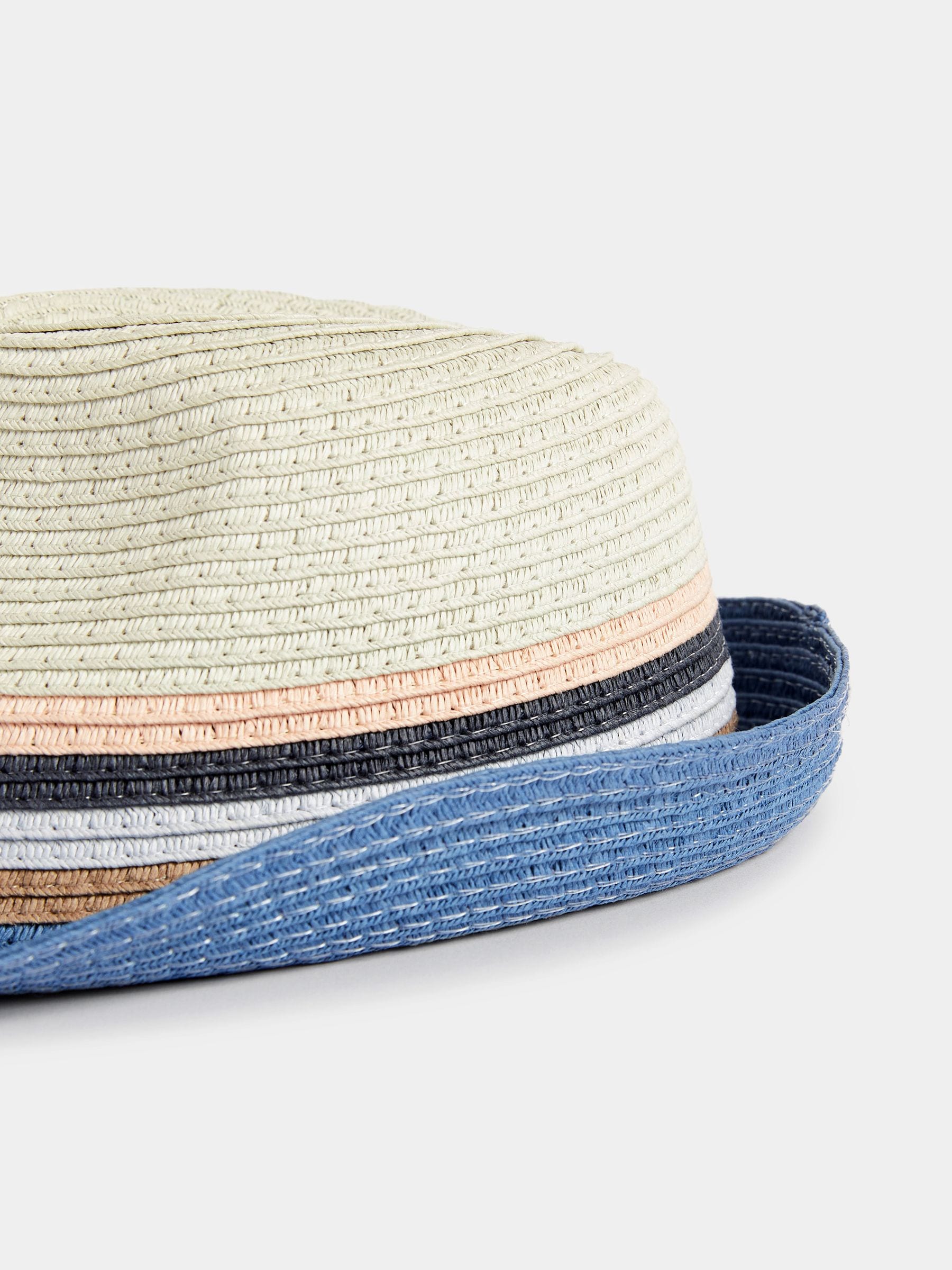 Buy Blue Stripe Trilby Hat 1 16yrs from Next Luxembourg