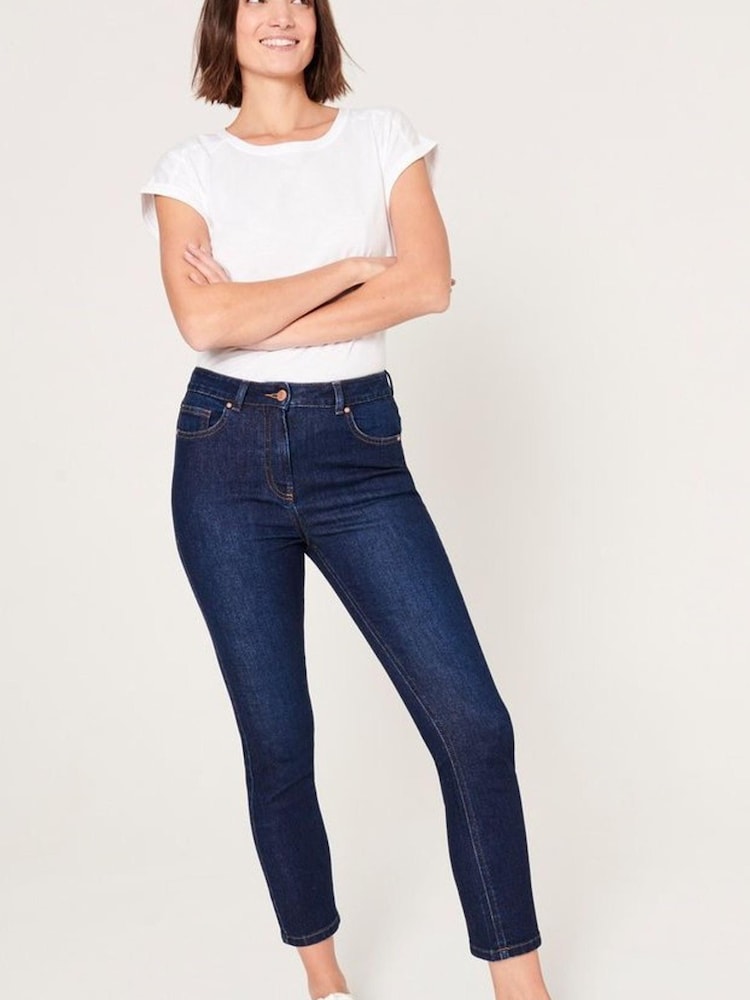 M&Co Blue Supersoft Cropped Jeans - Image 1 of 1