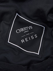 Reiss Navy Arbor Wool Baker Boy Cap - Image 3 of 4