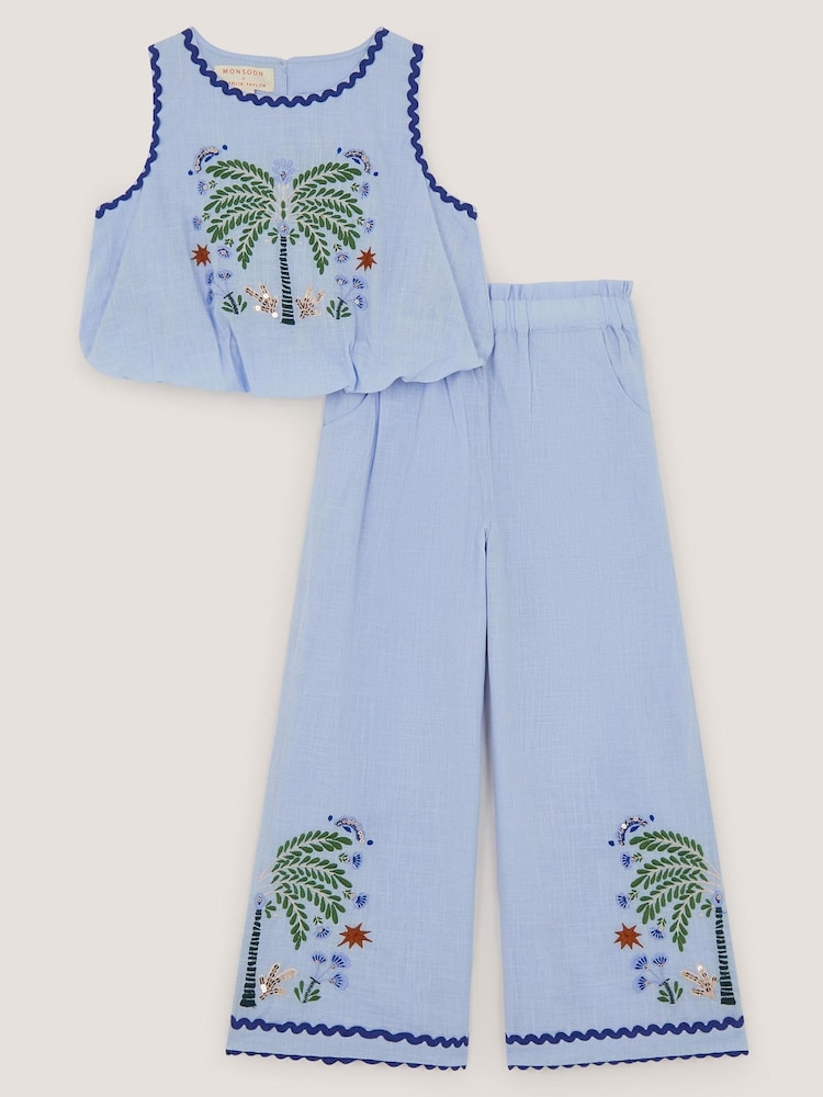 Conjunto de top y pantalón bordados Charlie Taylor de Monsoon - Imagen 2 de 3 Conjunto de top y pantalón bordados Charlie Taylor de Monsoon - Imagen 2 de 3