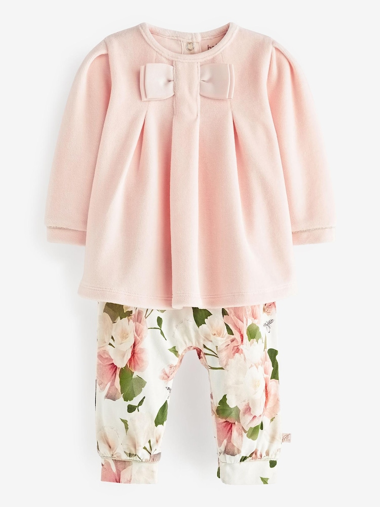 Baker by Ted Baker Overall aus Velours, Rosa - Bild 1 von 7 Baker by Ted Baker Overall aus Velours, Rosa - Bild 1 von 7