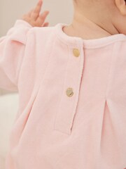 Baker by Ted Baker Overall aus Velours, Rosa - Bild 5 von 7