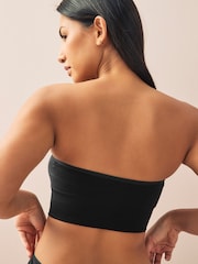 Black/Light Pink Seamless Bandeau Ultimate Comfort Bras 2 Pack - Image 5 of 13