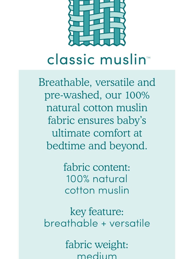 aden + anais Grey Essentials Lovey Muslin 100% Cotton Comforter - Image 3 of 3