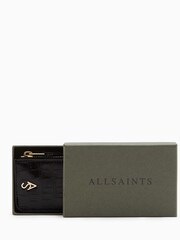 AllSaints Marlborough Black Wallet - Image 6 of 6