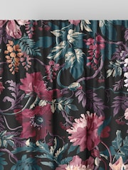 Graham & Brown Nightshade Purple Florenzia Made to Measure 100% Cotton Curtains - Image 5 of 8