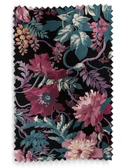 Graham & Brown Nightshade Purple Florenzia Made to Measure 100% Cotton Curtains - Image 8 of 8