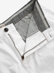 Blanco - Corte slim - Pantalones cortos chinos elásticos - Imagen 5 de 8