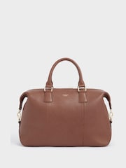 OSPREY LONDON Red The Adaline Leather Weekender - Image 2 of 6