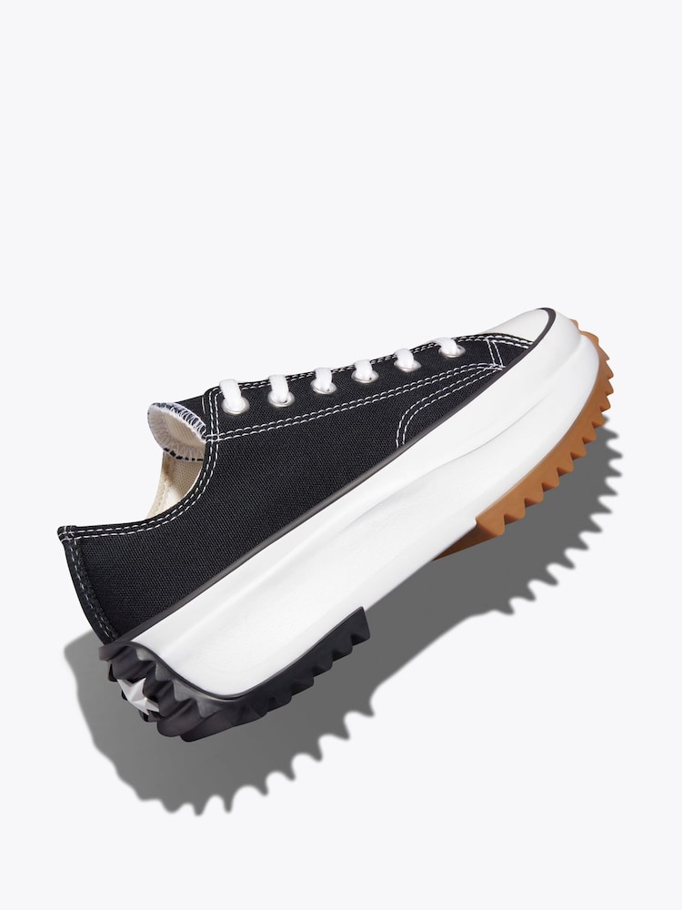 Converse Black/White Run Star Hike Low Trainers - Image 14 of 16