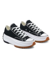 Converse Black/White Run Star Hike Low Trainers - Image 6 of 16