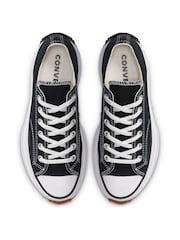 Converse Black/White Run Star Hike Low Trainers - Image 8 of 16