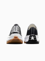 Converse Black/White Run Star Hike Low Trainers - Image 9 of 16