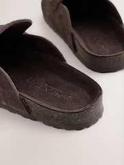Chocolate Brown Forever Comfort® Footbed Loafer Mules - Image 6 of 7