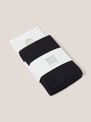 White Stuff Black Patty Plain Tights - Image 1 of 3