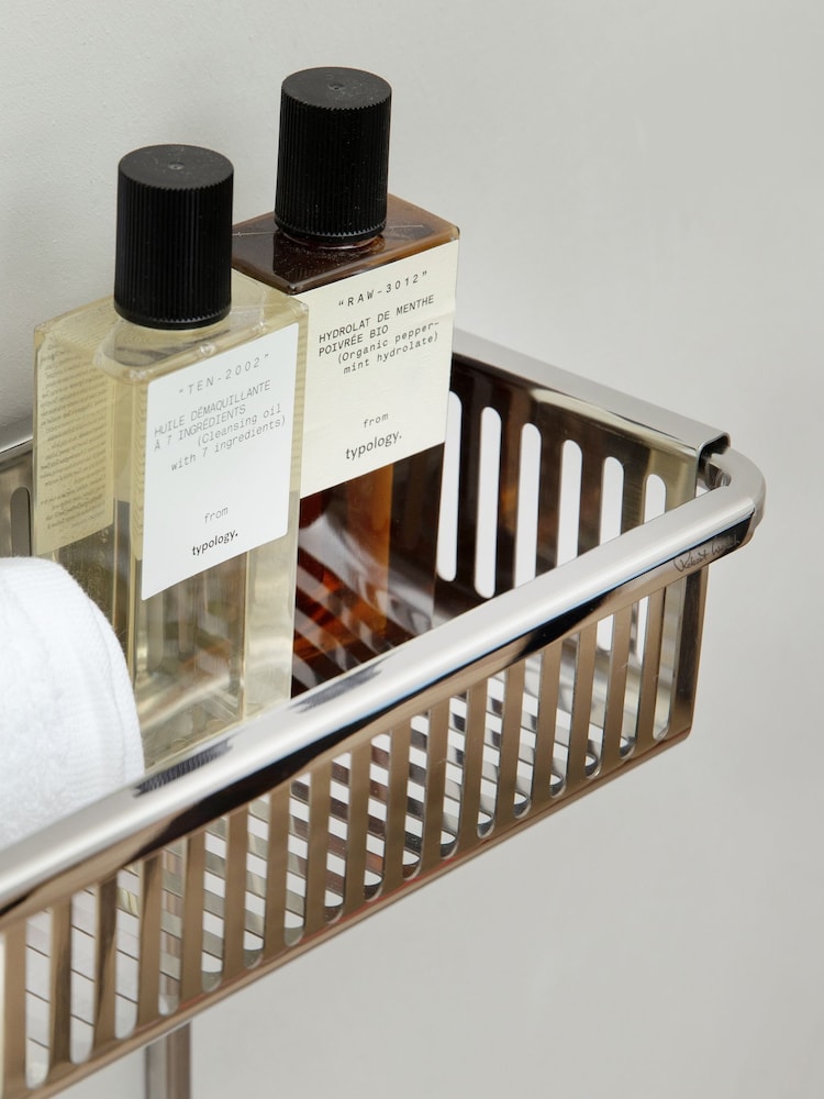 Robert Welch Silver Burford Shower Double Basket - Image 2 of 4