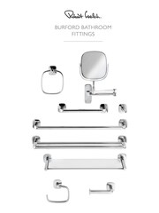 Robert Welch Silver Burford Shower Double Basket - Image 4 of 4