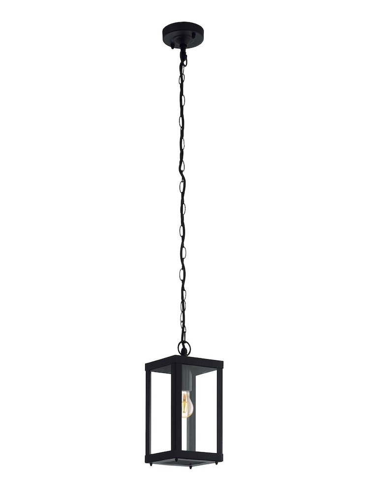 Eglo Black Alamonte Caged Outdoor Pendant Light - Image 2 of 3