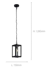 Eglo Black Alamonte Caged Outdoor Pendant Light - Image 3 of 3
