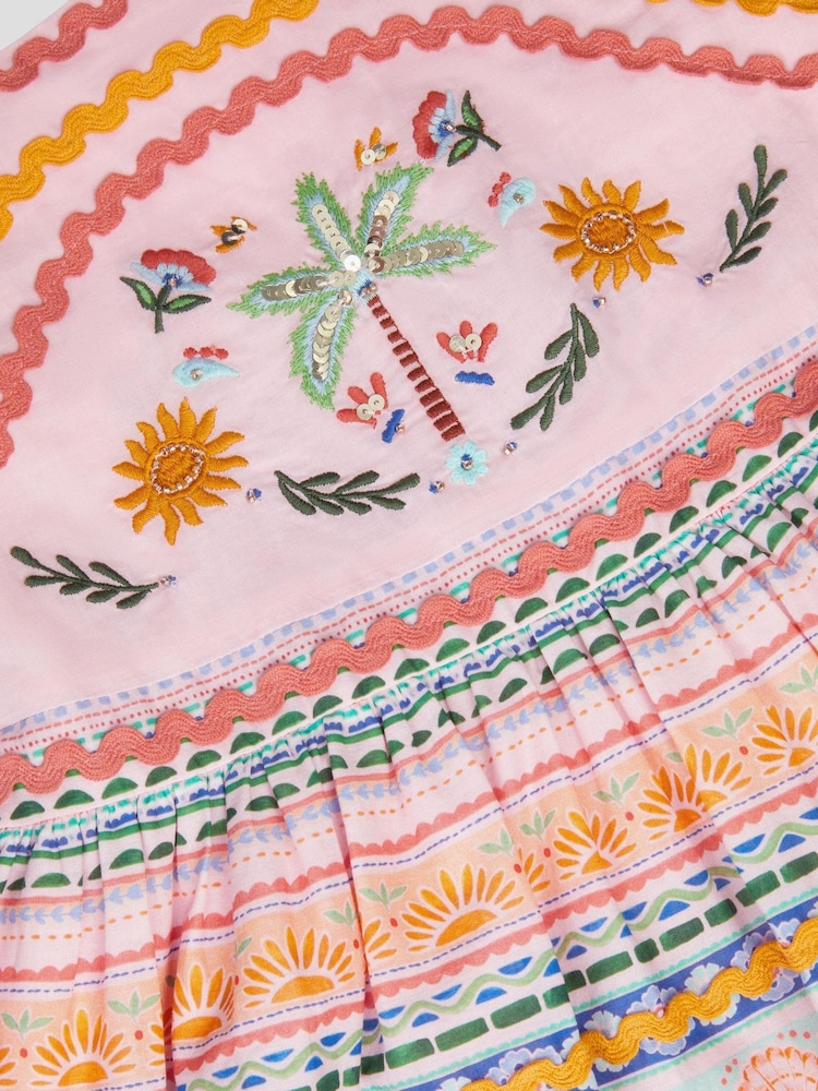 Monsoon Charlie Taylor Print көпқабатты көйлегі - 4суретінің 4 суреті