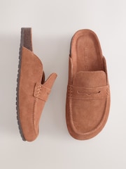 Tan Brown Forever Comfort® Footbed Loafer Mules - Image 6 of 9