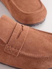 Tan Brown Forever Comfort® Footbed Loafer Mules - Image 7 of 9