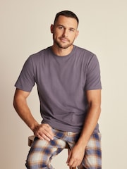 Grey Check Motionflex Cosy Cuffed Pyjamas Set - Image 2 of 9