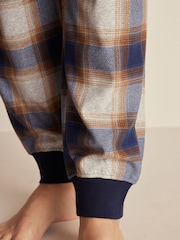 Grey Check Motionflex Cosy Cuffed Pyjamas Set - Image 5 of 9