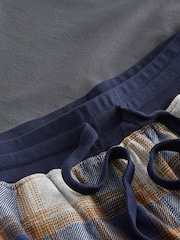 Grey Check Motionflex Cosy Cuffed Pyjamas Set - Image 9 of 9