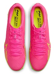 Nike Red Zoom Vapour 15 Turf Ground Football Boots - Image 5 of 8