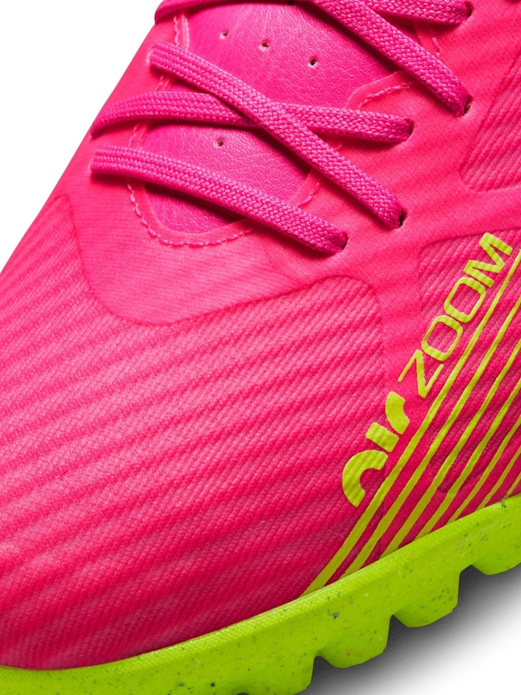Nike Red Zoom Vapour 15 Turf Ground Football Boots - Image 7 of 8