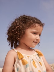 Yellow Lemons Printed Cotton Playsuit (3mths-8yrs) - Image 3 of 6