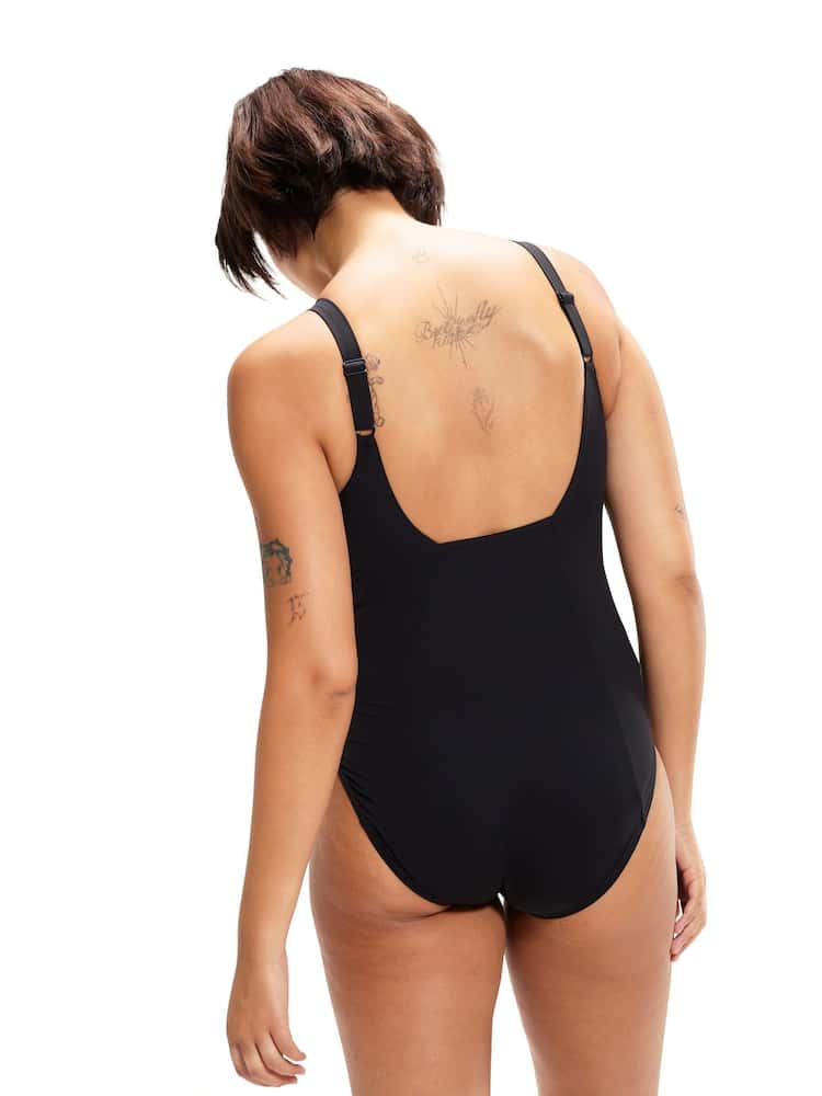 Speedo Black Centre Eclipse Swimsuit - Image 2 of 7 Speedo Black Centre Eclipse Swimsuit - Image 2 of 7