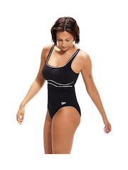 Speedo Black Centre Eclipse Swimsuit - Image 3 of 7
