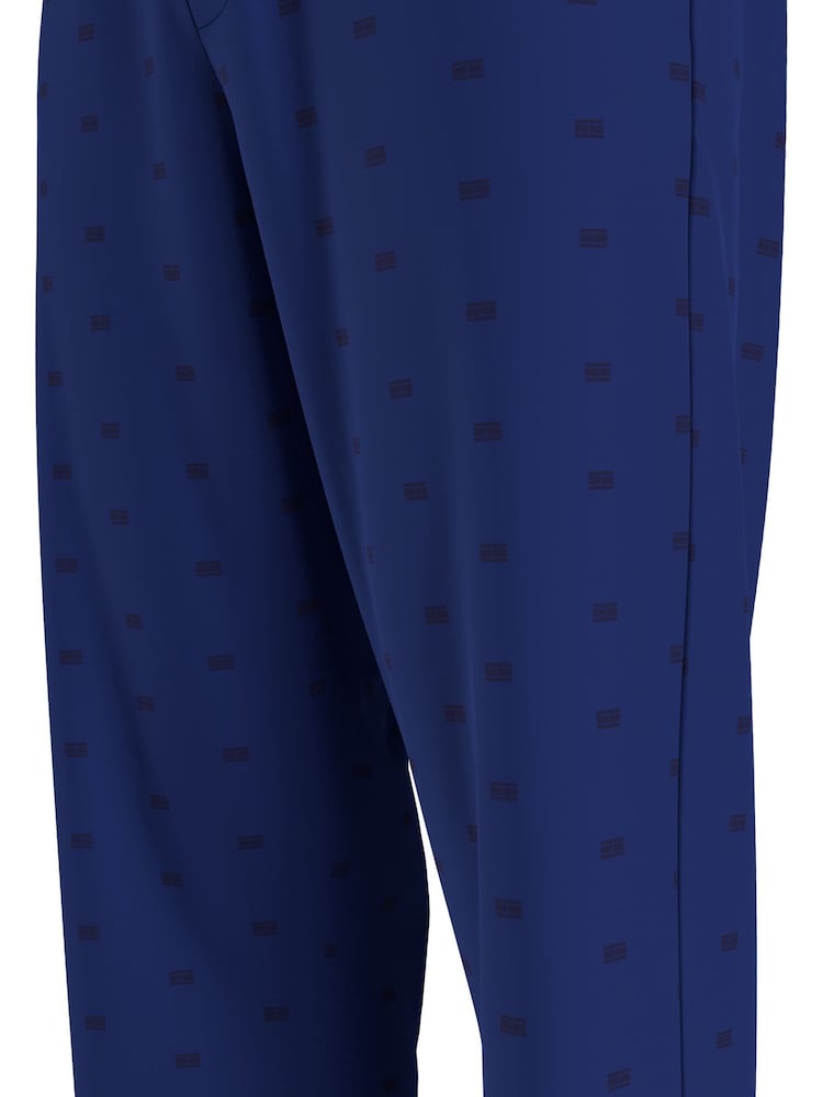 Tommy Hilfiger Blue TH Ultra Soft Pyjama Trousers - Image 6 of 6