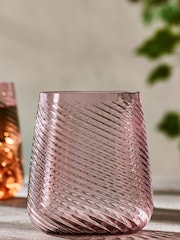 Set of 4 Pink Sienna Plastic Picnic Tumblers - Image 2 of 4