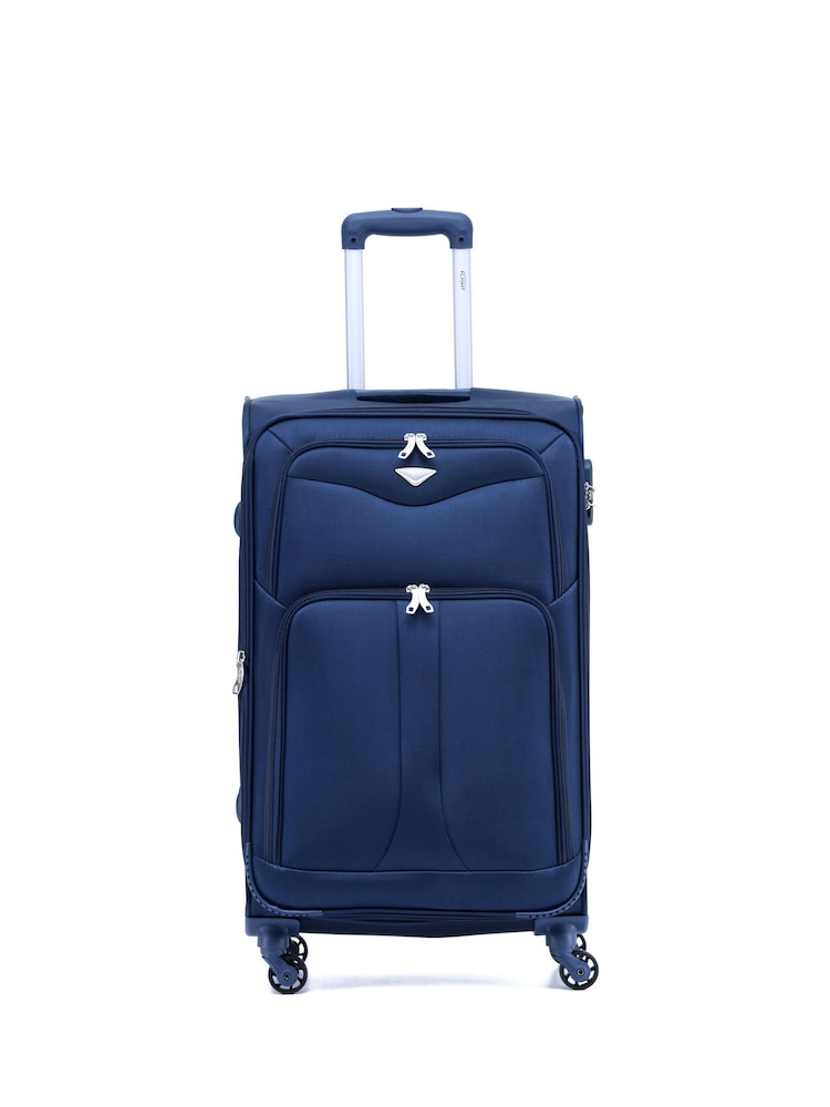 Flight Knight Medium Softcase Lightweight Check-In Suitcase With 4 Wheels - Image 1 of 7