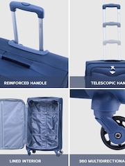 Flight Knight Medium Softcase Lightweight Check-In Suitcase With 4 Wheels - Image 6 of 7