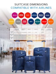Flight Knight Medium Softcase Lightweight Check-In Suitcase With 4 Wheels - Image 7 of 7