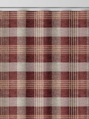 Red Cleveland Check Made To Measure Curtains - Image 7 of 8