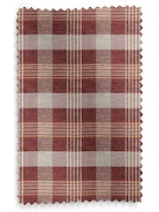 Red Cleveland Check Made To Measure Curtains - Image 8 of 8