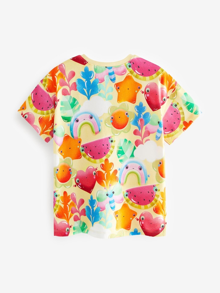Multi Character Oversized Cotton T-Shirt (3mths-7yrs) - Image 6 of 6 Multi Character Oversized Cotton T-Shirt (3mths-7yrs) - Image 6 of 6