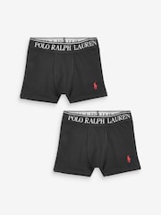 črna - Polo Ralph Lauren deški komplet 2 raztegljivih bokseric z logotipom - Slika 1 iz 2
