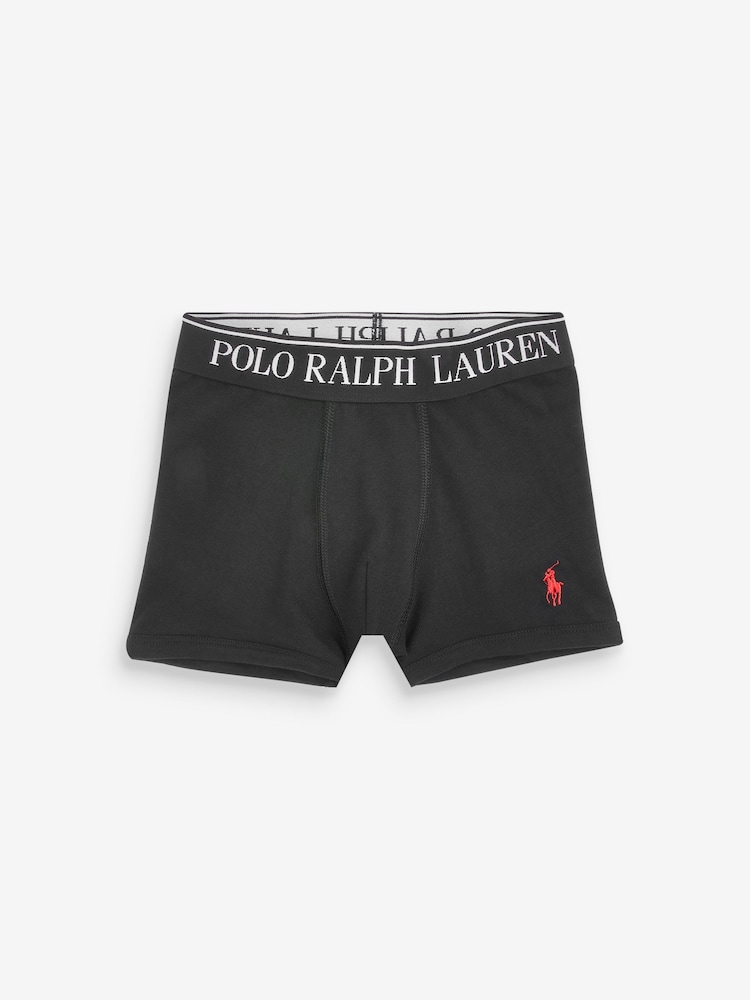 črna - Polo Ralph Lauren deški komplet 2 raztegljivih bokseric z logotipom - Slika 2 iz 2