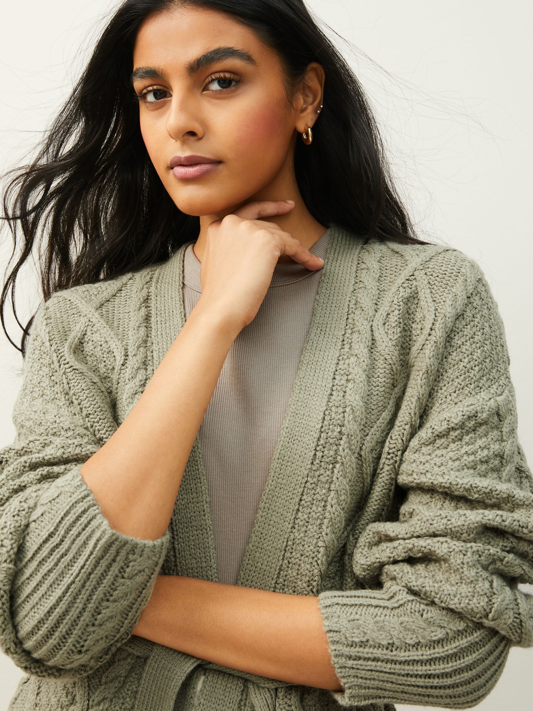 Sage green cardigan womens online