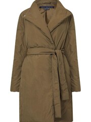 French Connection Green Rosalie Long Wrap Puffer Coat - Image 4 of 4