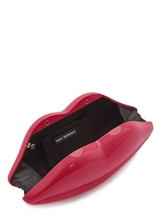 Lulu Guinness Pink Lips Clutch Bag - Image 2 of 4
