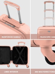 Flight Knight EasyJet Underseat 45x36x20cm 4 Wheel ABS Hard Case Cabin Carry On Suitcase Set Of 2 - Image 6 of 9