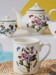 Portmeirion White Botanic Garden 50th Anniversary Mug - Image 1 of 6